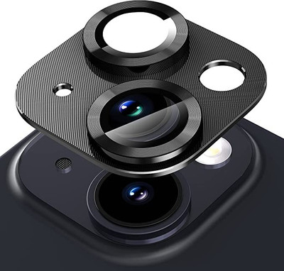 RADHYA Camera Lens Protector for iPhone 13 / iPhone 13 Mini Metal Rings Back Camera Lens Protector | Anti Scratch | HD Tempered Glass Metal Camera Screen Protector(Pack of 1)