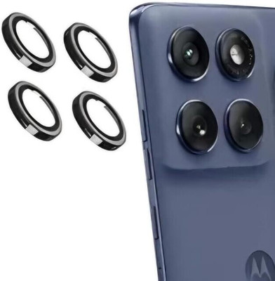 prozzile Back Camera Lens Glass Protector for Motorola Edge 60 Fusion 5G, Individual Metal Ring Tempered Glass Lens Cover(Pack of: 1)