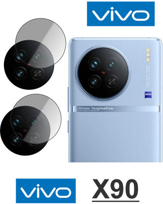 CINZIA Back Camera Lens Glass Protector for VIVO X90(Pack of: 2)