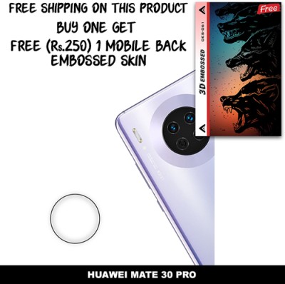 ARBAN Camera Lens Protector for HUAWEI MATE 30 PRO FREE 1 3D EMBOSSED SKIN FOR MOBILE BACK WITH CUT C1S061(Pack of 1)