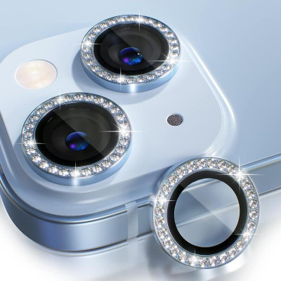 suoman Camera Lens Protector for iPhone 15, iPhone 15 Plus(Pack of 2)
