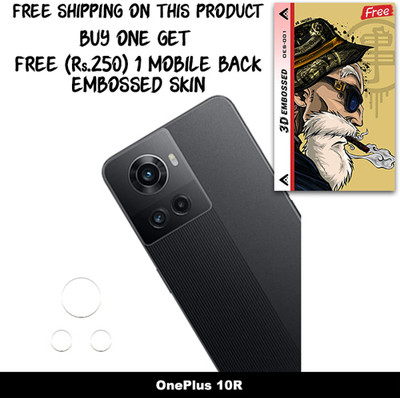 ARBAN Camera Lens Protector for OnePlus 10R FREE 1 3D EMBOSSED SKIN FOR MOBILE BACK C1S001(Pack of 1)