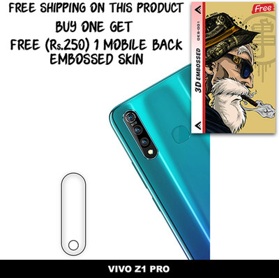 ARBAN Camera Lens Protector for VIVO Z1 PRO FREE 1 3D EMBOSSED SKIN FOR MOBILE BACK C1S001(Pack of 1)