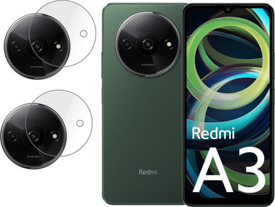 PONDRIK Back Camera Lens Glass Protector for REDMI A3(Pack of: 2)