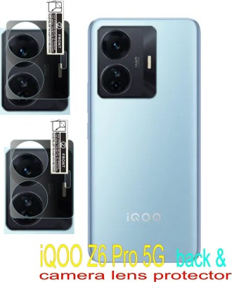 aryax Camera Lens Protector for iQOO Z6 Pro 5G(Pack of 2)