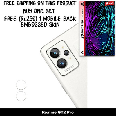 ARBAN Camera Lens Protector for Realme GT2 Pro FREE 1 3D EMBOSSED SKIN FOR MOBILE BACK WITH CUT C1S002(Pack of 1)