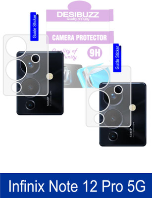 DESIBUZZ Camera Lens Protector for Infinix Note 12 Pro 5G(Pack of 2)