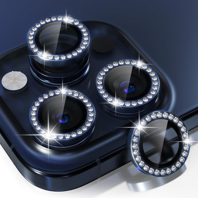 suoman Camera Lens Protector for iPhone 15 Pro, iPhone 15 Pro Max(Pack of 3)