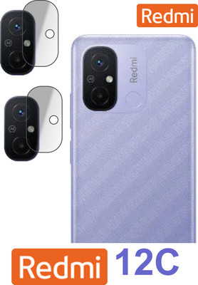 CINZIA Back Camera Lens Glass Protector for REDMI 12c(Pack of: 2)