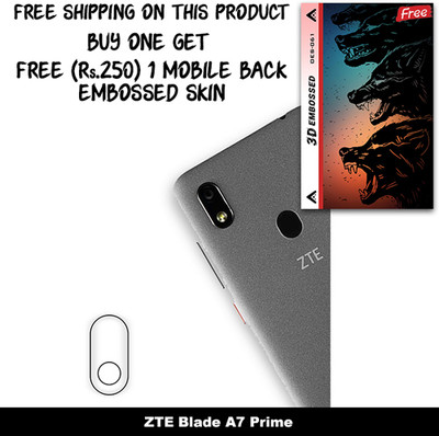 ARBAN Camera Lens Protector for ZTE Blade A7 Prime FREE 1 3D EMBOSSED SKIN FOR MOBILE BACK WITH CUT C1S061(Pack of 1)