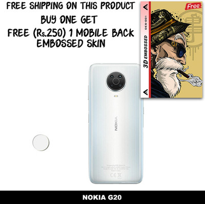 ARBAN Camera Lens Protector for NOKIA G20 FREE 1 3D EMBOSSED SKIN FOR MOBILE BACK C1S001(Pack of 1)