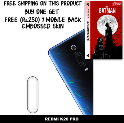 ARBAN Camera Lens Protector for REDMI K20 PRO FREE 1 3D EMBOSSED SKIN FOR MOBILE BACK WITH CUT C1S034(Pack of 1)
