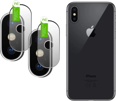 DOWRVIN Camera Lens Protector for APPLE IPHONE X CAMERA LENS (PACK OF 2)(Pack of 2)