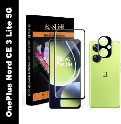MS-Shield Edge To Edge Tempered Glass for OnePlus Nord CE 3 Lite 5G, With Camera Lens Protector(Pack of 1)