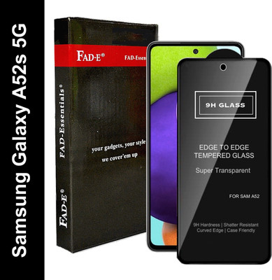 FAD-E Edge To Edge Tempered Glass for Samsung Galaxy A52, Samsung Galaxy A52s 5G(Pack of 1)