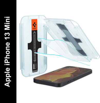 Spigen Tempered Glass Guard for Apple iPhone 13 mini(Pack of 2)