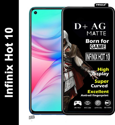 TWIGLO Edge To Edge Tempered Glass for INFINIX HOT 10(Pack of 1)
