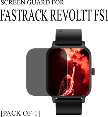 ejzatex Edge To Edge Screen Guard for FASTRACK REVOLTT FS1 SMARTWATCH(Pack of 1)