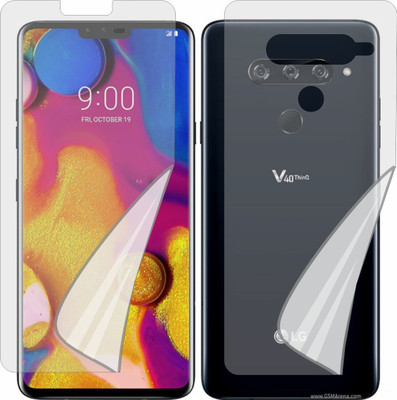 TELTREK Front and Back Screen Guard for LG V40 THINQ(Pack of 1)
