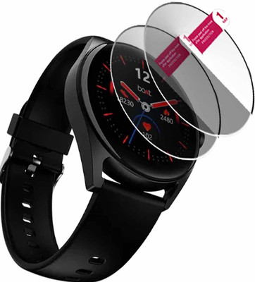 HIDEOUS Edge To Edge Screen Guard for boAt Lunar Link smart watch(Pack of 2)