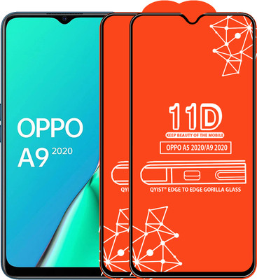 Qyist Edge To Edge Screen Guard for Oppo A9 2020(Pack of 2)