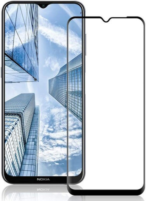OneLike Edge To Edge Tempered Glass for Nokia C12 Pro(Pack of 1)