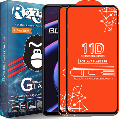 Roxel Edge To Edge Screen Guard for LAVA BLAZE 2 5G(Pack of 2)