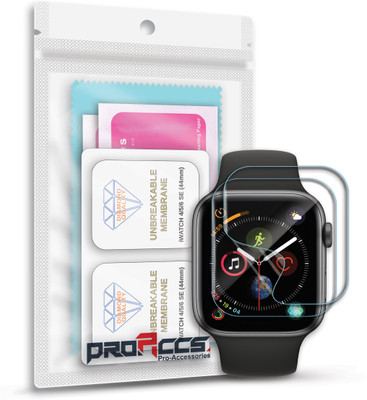 PROACCS Edge To Edge Screen Guard for APPLE WATCH SERIES 4 / 5 / 6 & SE (44MM)(Pack of 2)