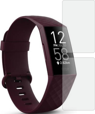 Fasheen Edge To Edge Screen Guard for Fitbit Charge 4(Pack of 2)