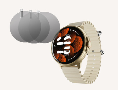 YCHROZE Edge To Edge Screen Guard for Ambrane Wise Rush(Pack of 3)