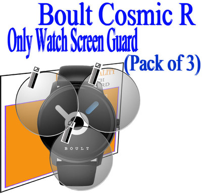 daffin Edge To Edge Screen Guard for Boult Cosmic R(Pack of 3)