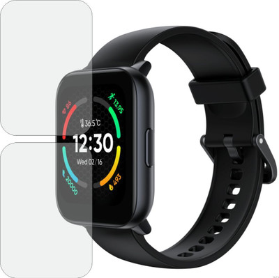 TELTREK Edge To Edge Screen Guard for REALME TECHLIFE WATCH S100(Pack of 2)