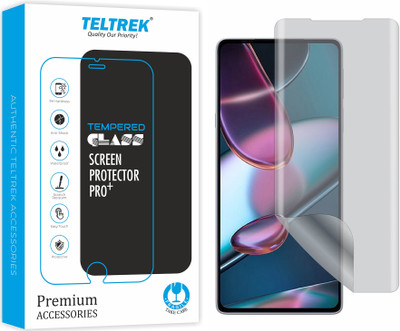 TELTREK Edge To Edge Screen Guard for Moto Edge X30 (Nano Liquid Anti Glare Matte)(Pack of 1)