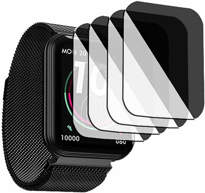 HIDEOUS Edge To Edge Screen Guard for boAt Xtend Plus(Pack of 4)