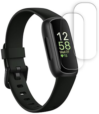 SOMTONE Edge To Edge Screen Guard for Fitbit Inspire 3 Health & Fitness Tracker 0.74 inch SMARTWATCH SCREEN GUARD(Pack of 2)