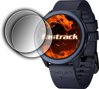 EJZATI Edge To Edge Screen Guard for FASTRACK REVOLTT FR1 SMARTWATCH SCREEN GUARD(Pack of 2)