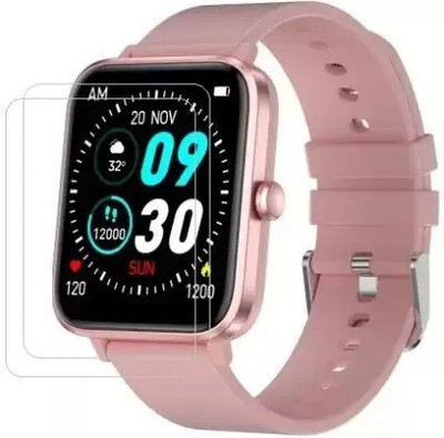 siglaciz Tempered Glass Guard for Fire Boltt Ninja Call PRO SMART WATCH(Pack of 2)