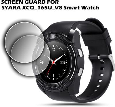 ejzatex Edge To Edge Screen Guard for SYARA XCQ_165U_V8 SMARTWATCH(Pack of 2)