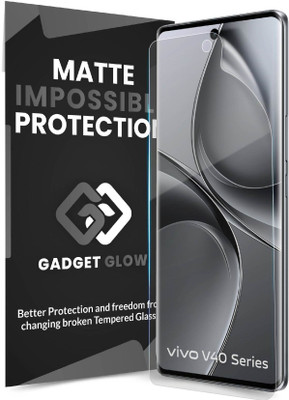 Gadget Glow Edge To Edge Screen Guard for Vivo V40 5G, Vivo V40, Vivo V40 Pro 5G, Vivo V40 Pro, 4 Layer Unbreakable Membrane with Easy Installation(Pack of 1)