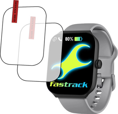 EJZATI Edge To Edge Screen Guard for FASTRACK REVOLTT FS1 MAX SMARTWATCH, SCREEN GUARD(Pack of 2)