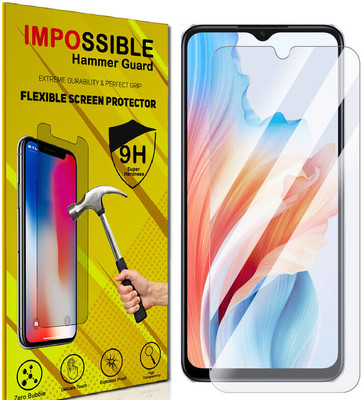 Enlinea Impossible Screen Guard for Oppo A18 (Front Glossy)(Pack of 1)