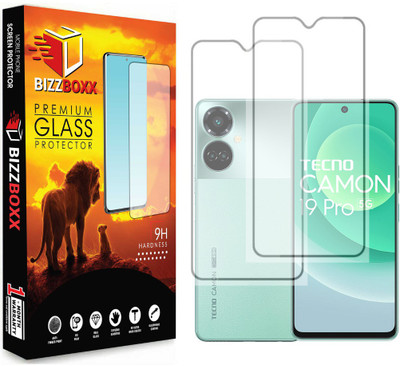 BizzBoxx Edge To Edge Screen Guard for Tecno Camon 19 Pro Mondrian, Tecno Camon 19 Pro, Tecno Camon 19 Neo(Pack of 2)