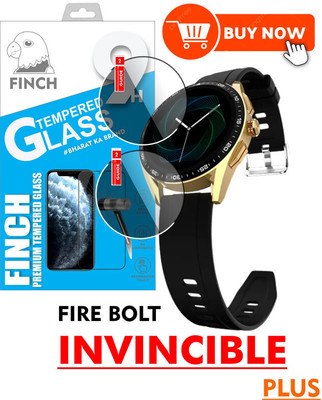 FINCH Edge To Edge Screen Guard for FIRE BOLTT INVINCIBLE PLUS SMARTWATCH(Pack of 2)