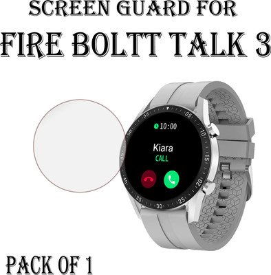 EJZATI Edge To Edge Screen Guard for FIRE BOLTT TALK 3 SMARTWATCH(Pack of 1)