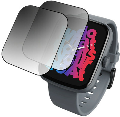 daffin Edge To Edge Screen Guard for boAt Wave Beat Call(Pack of 2)