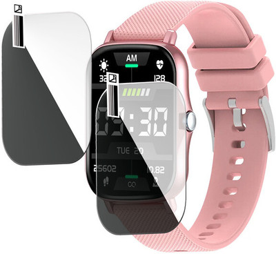 daffin Edge To Edge Screen Guard for pTron Pulsefit F21 Plus(Pack of 2)