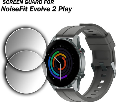 ejzatex Edge To Edge Screen Guard for NOISEFIT EVOLVE 2 PLAY SMARTWATCH(Pack of 2)