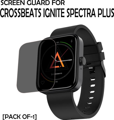 EJZATI Edge To Edge Screen Guard for CROSSBEATS IGNITE SPECTRA PLUS SMARTWATCH(Pack of 1)