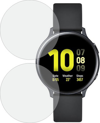 Fasheen Edge To Edge Screen Guard for Samsung Galaxy Watch Active2 Aluminium 44mm Lte(Pack of 2)