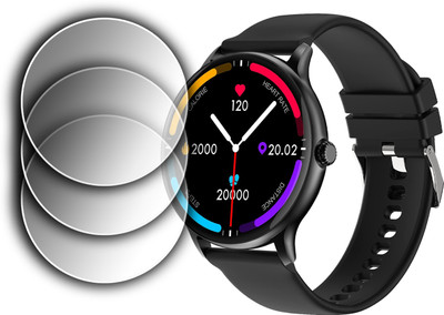 EJZATI Edge To Edge Screen Guard for FIRE BOLTT PHOENIX PRO SMARTWATCH(Pack of 3)